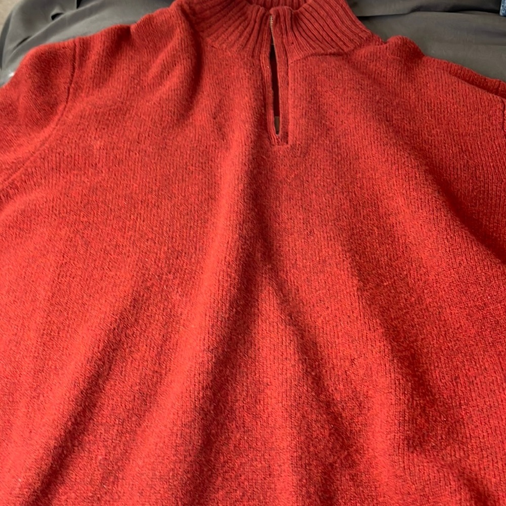 Mens J. Crew Wool Sweater Size Large